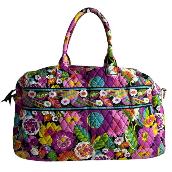 Vera Bradley Large Weekend Va Va Bloom Tote Shoulder Bag - Picture 1 of 11